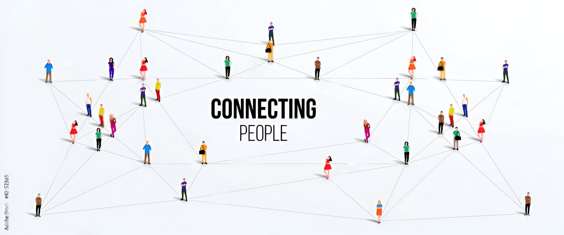 A network of people connected through communication.